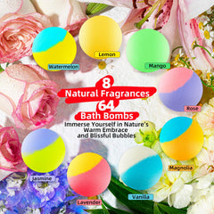 Bombe de bain magnolia SudsyRoar offre une expérience florale rafraîchissante.