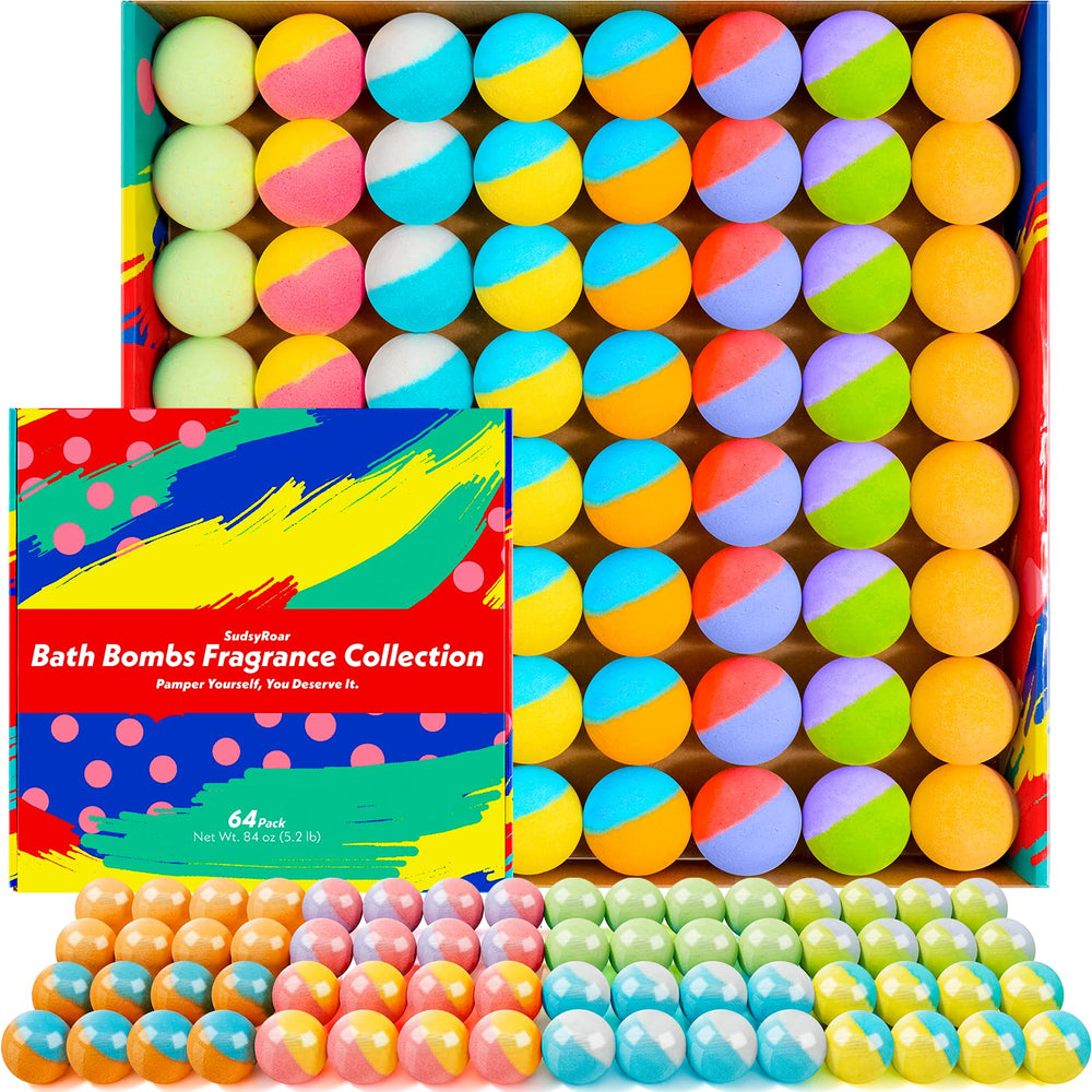 Bombe de bain vanille SudsyRoar pour un moment spa à domicile.