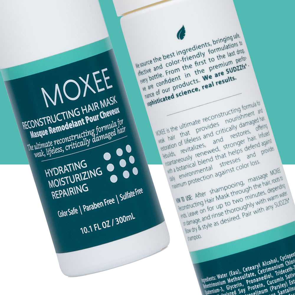 SUDZZFX Moxee Reconstructing: ingrédients sans sulfate et sans colorant, soin sûr