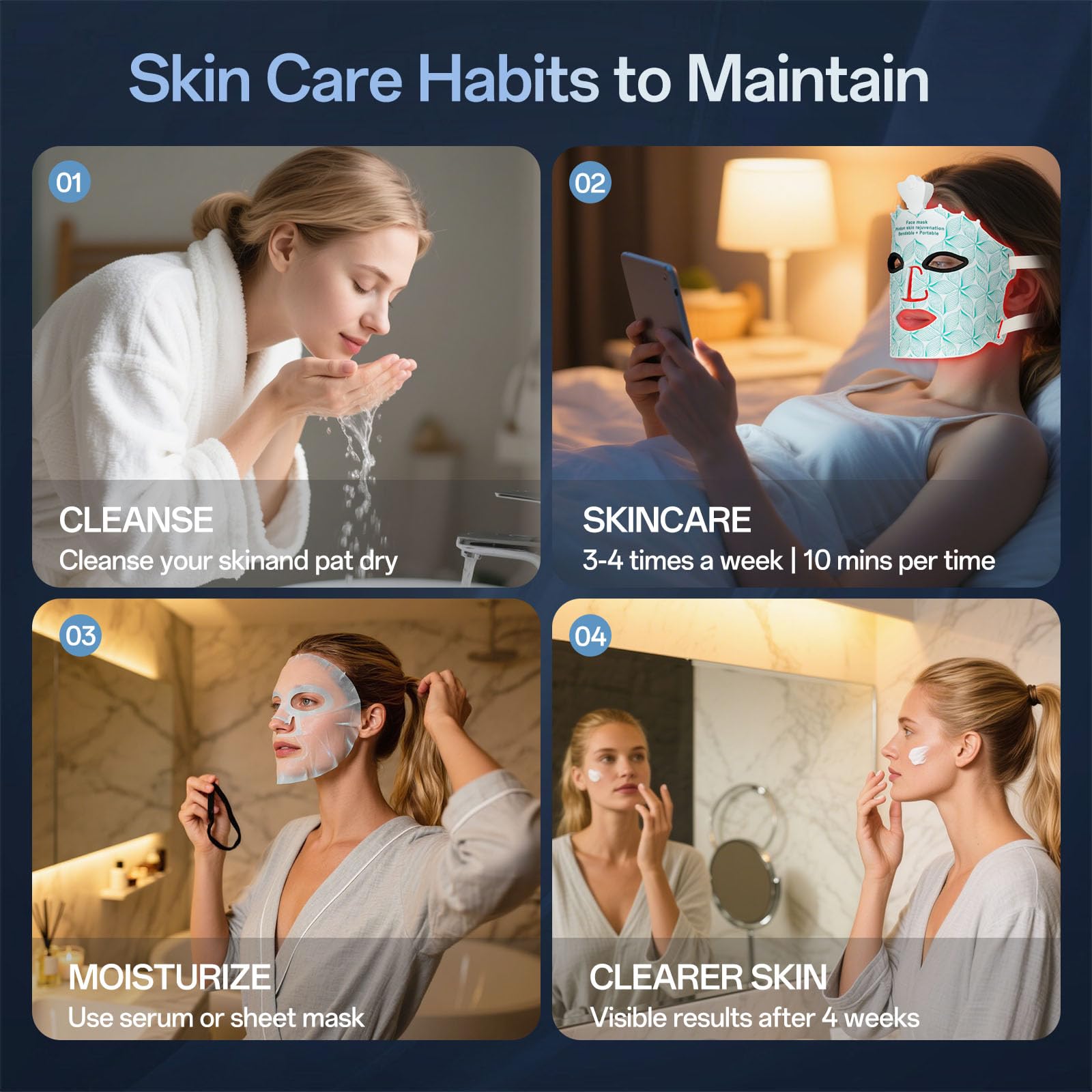 SUERBEATY masque offre des sessions de 10 à 15 minutes