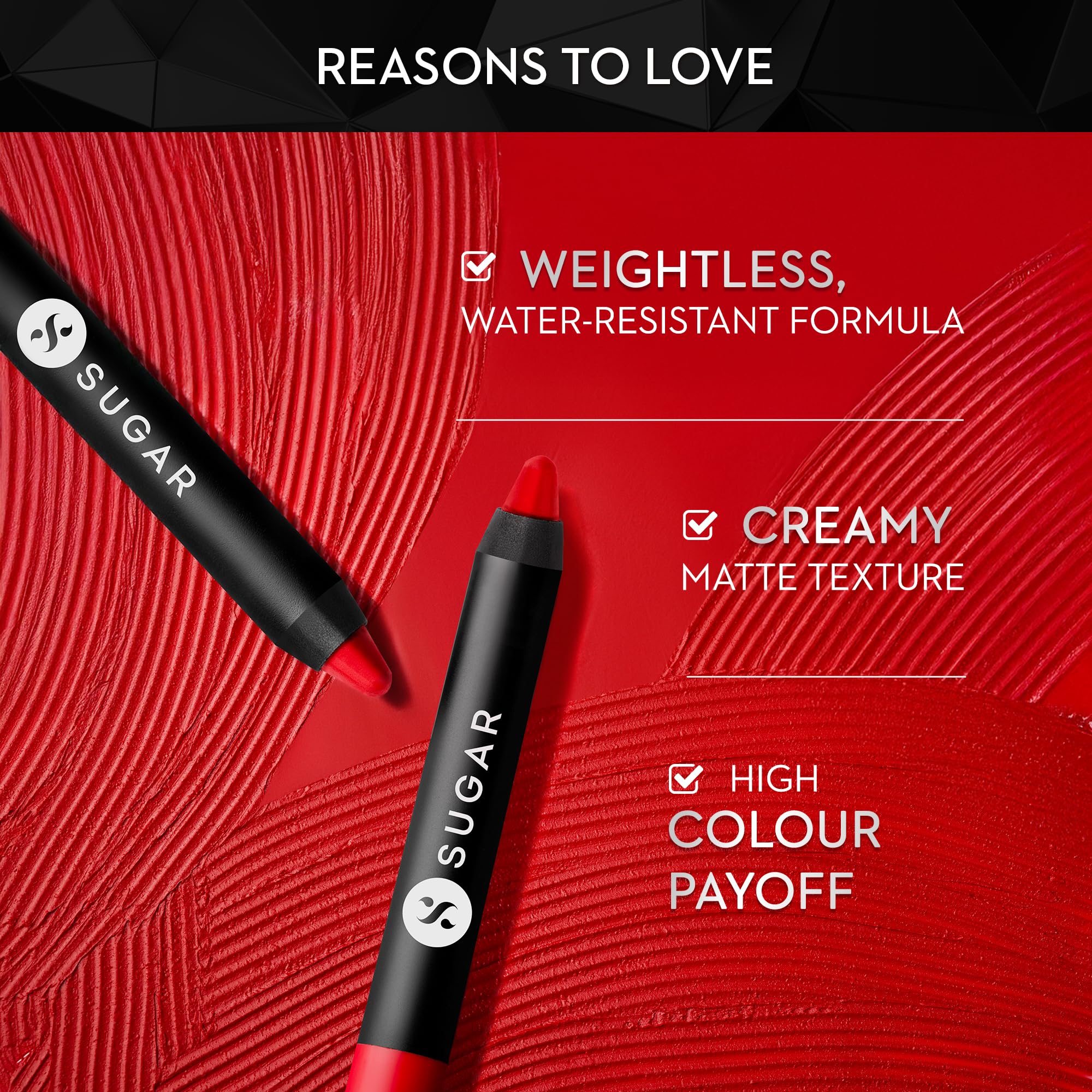SUGAR Cosmetics Crayon Lèvres Affutage Inclus Viola – pratique et prêt à l’emploi.