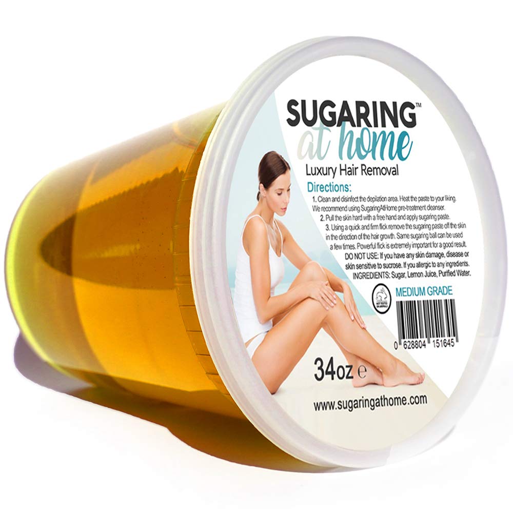 Sugaring NYC – Pâte moyenne pour bikini: épilation précise et douceur durable.