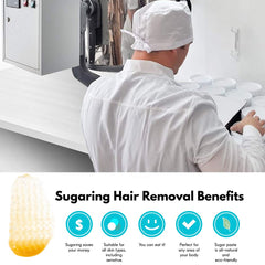 Sugaring NYC – Pâte moyenne pour les bras: peau lisse et irritations réduites.