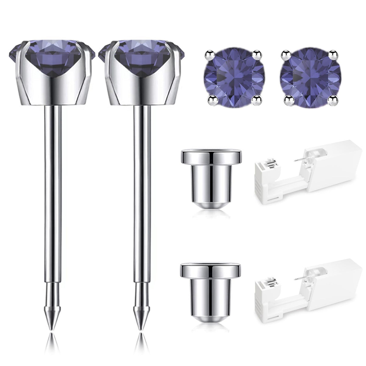 SugarTang kit piercing oreille jetable prêt à l’emploi pour usage à domicile