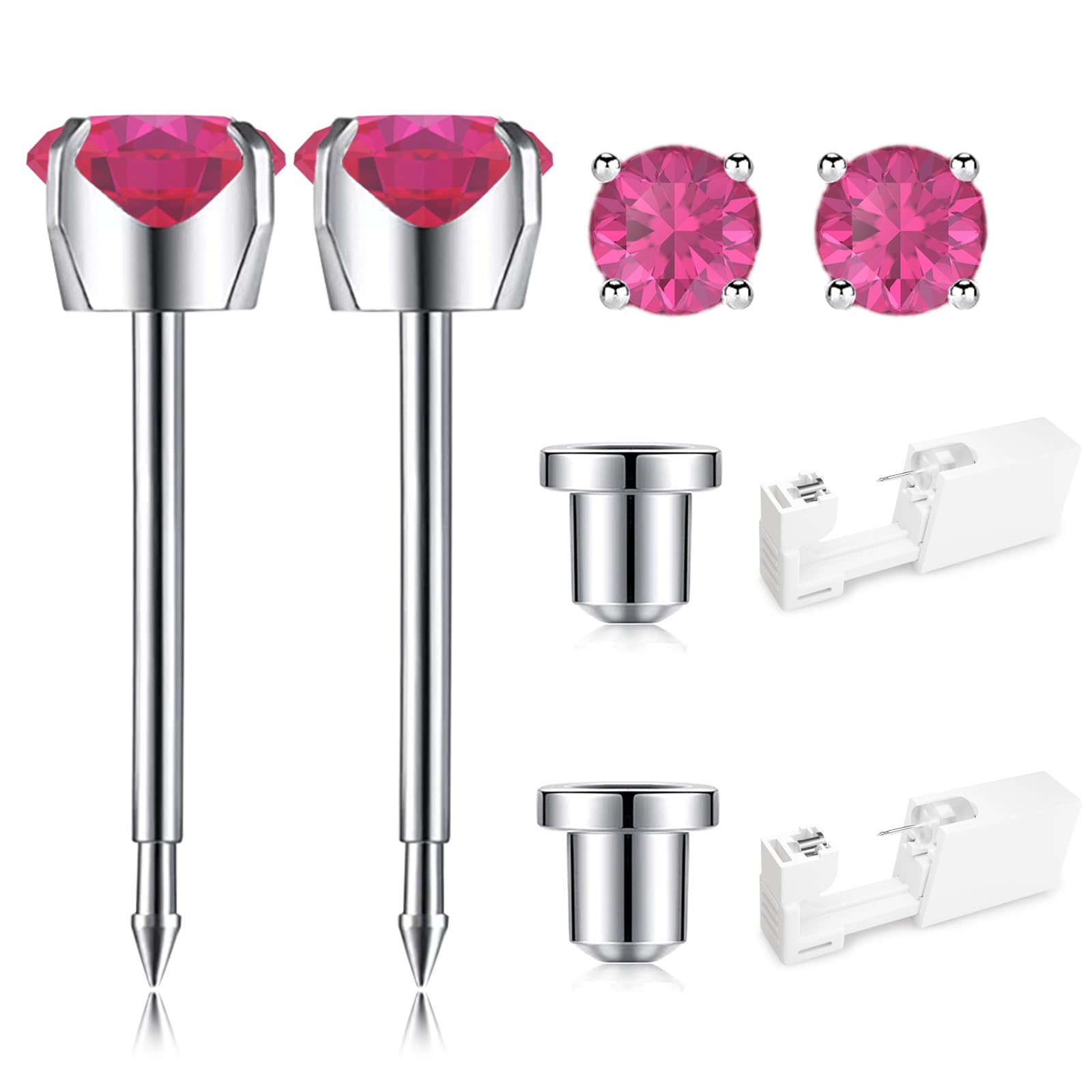 SugarTang kit piercing oreille jetable, pratique pour usage à domicile.