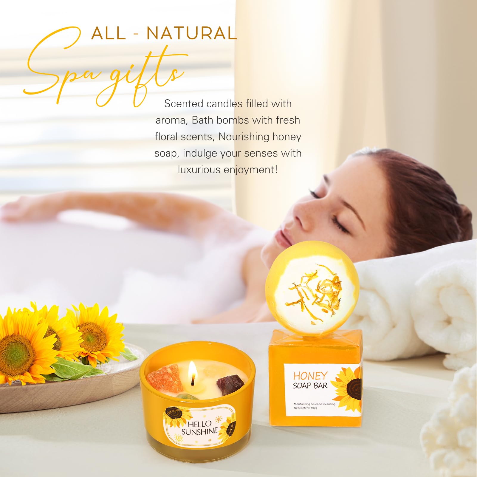 Suhctuptx bracelet tournesol, accessoire discret et positif.
