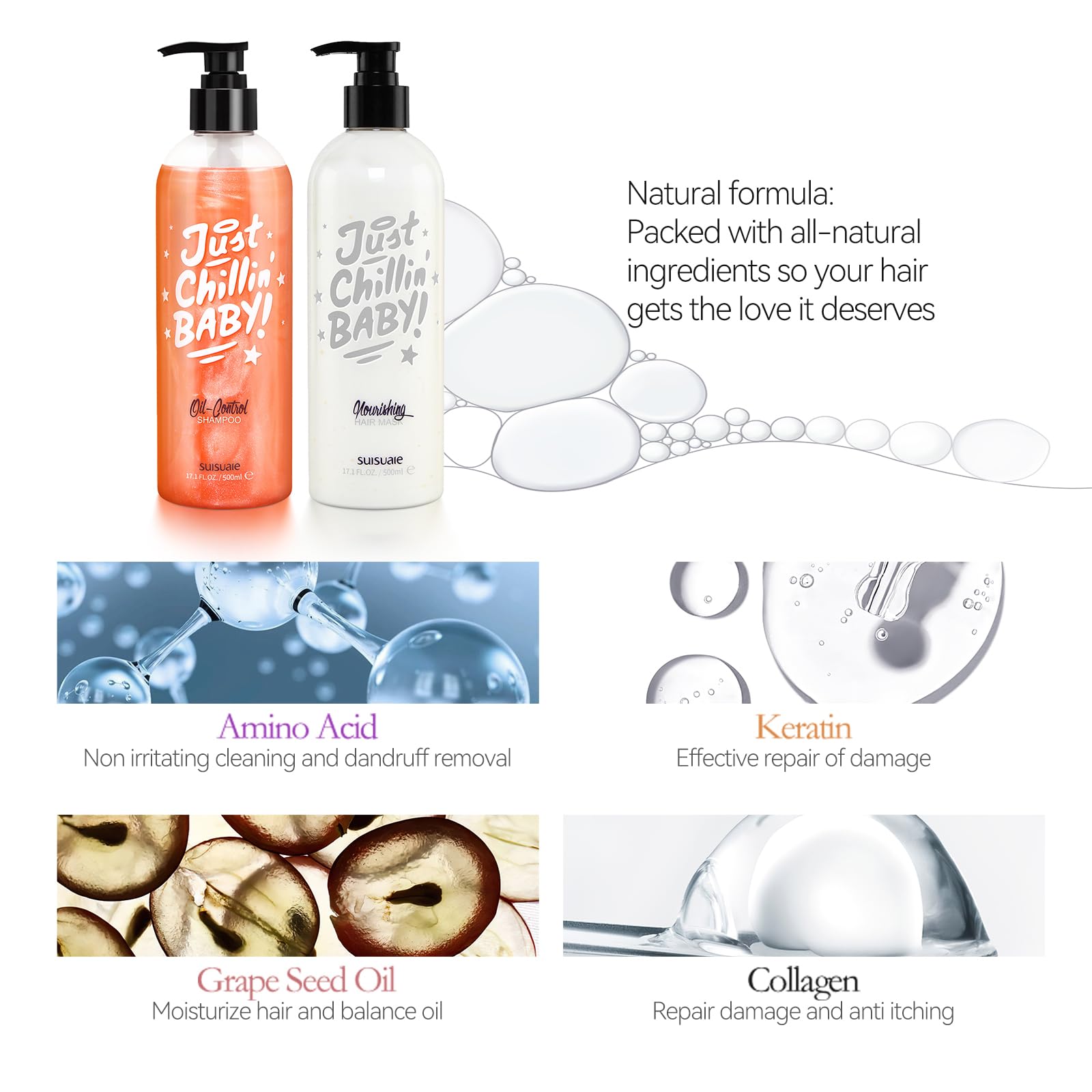 Suisuaie massage du cuir chevelu pendant l'application du shampooing.