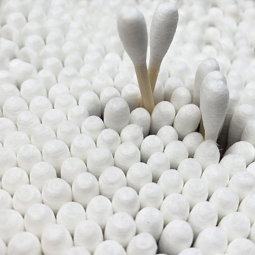 SUIZWMOU coton-tiges sans colorants ni plastiques, coton non blanchis.