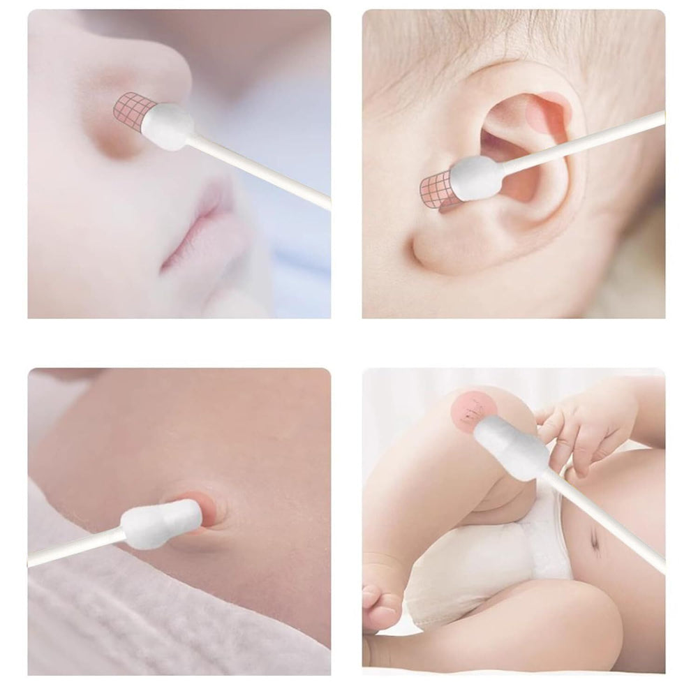 Coton-tiges polyvalents SUIZWMOU pour soins personnels et maquillage doux.