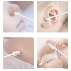 Coton-tiges polyvalents SUIZWMOU pour soins personnels et maquillage doux.