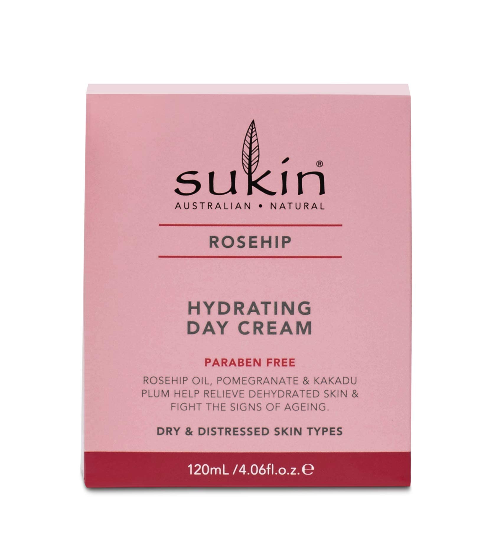 Sukin Rosehip Hydrating Day Cream – Texture soyeuse et nourrissante sans sensation lourde.
