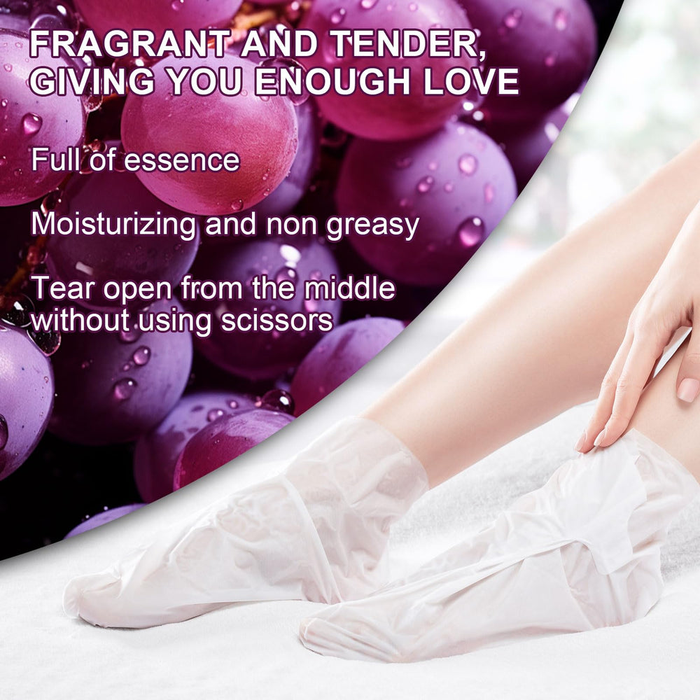 Masque pieds SULADEC enrichi en niacinamide et beurre de karité.