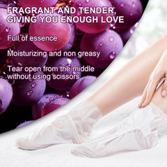 Masque pieds SULADEC enrichi en niacinamide et beurre de karité.