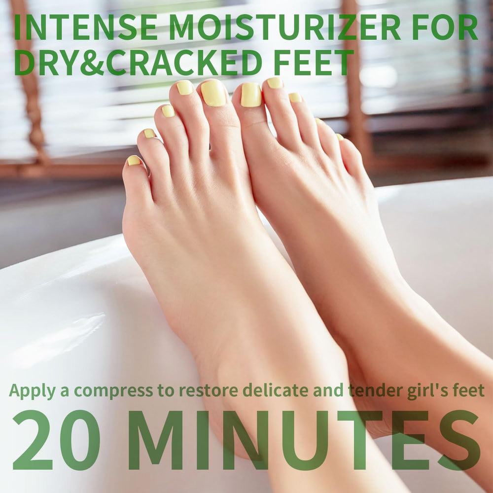 SULADEC Masque Pieds jetable, design pratique et hygiénique pour routine rapide.