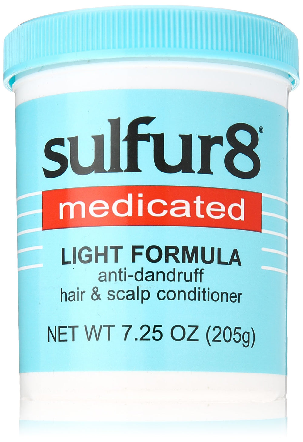 Sulfur 8 medicated light formula conditioner bottle for lightweight scalp conditioning
