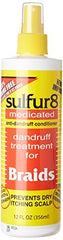 Flacon de spray Sulfur 8 pour tresses, aide possible à réduire les pellicules