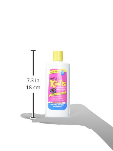 Shampooing Sulfur8 Kids, utilisation quotidienne, convient aux cheveux bouclés