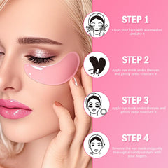Coffret cadeau Sulily rose, soin lèvres et contour des yeux en duo.