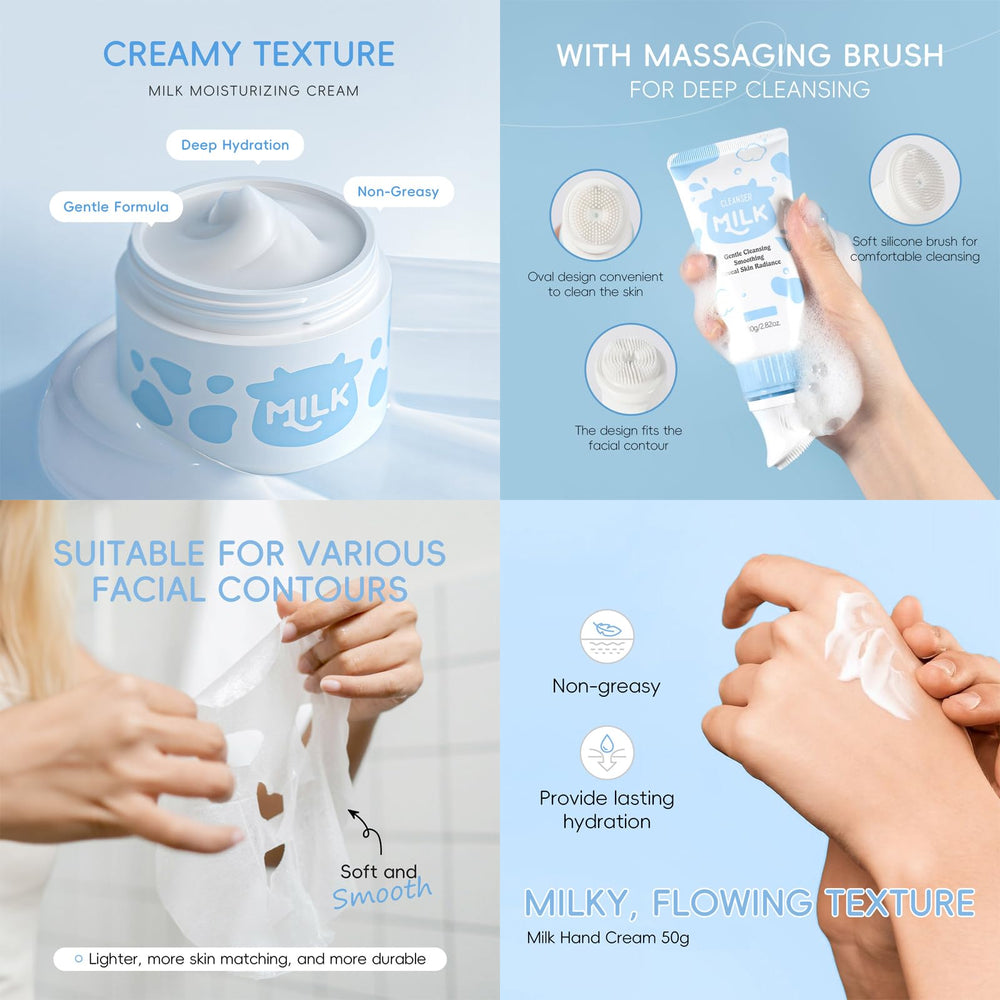 Crème hydratante lait Sulily, texture légère et non grasse