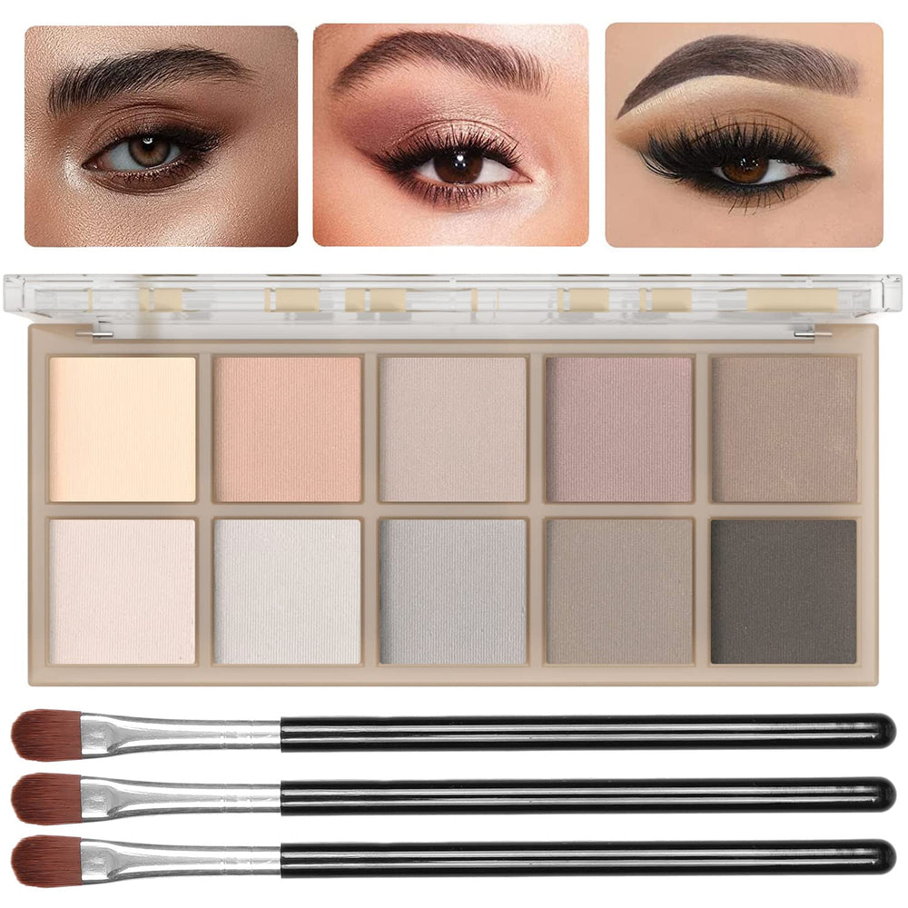 Palette Sulily: vue d'ensemble des 10 teintes nude pour un regard naturel.