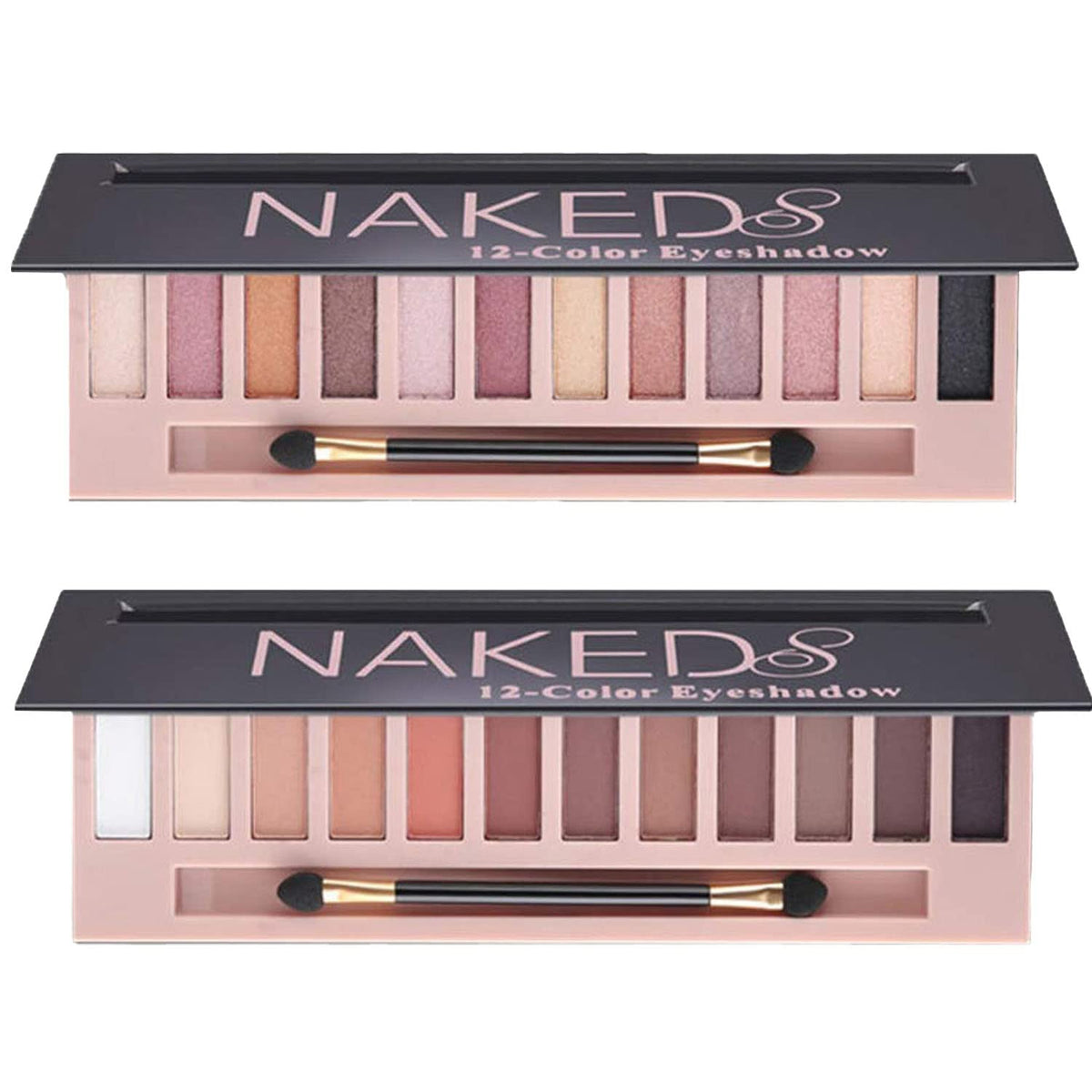 Palette Sulily avec 12 teintes naturelles, idéal pour des maquillages neutres.