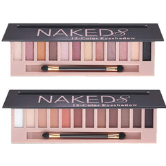 Palette Sulily avec 12 teintes naturelles, idéal pour des maquillages neutres.
