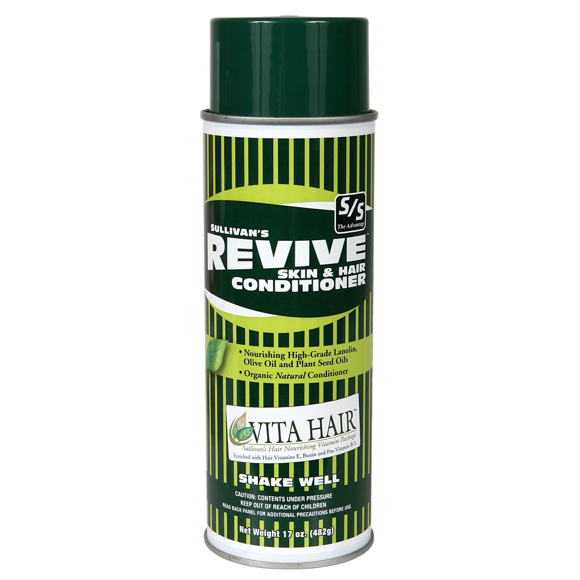 Sullivan's Revive: aérosol pelage et peau, revitalise le pelage, éclat et volume.