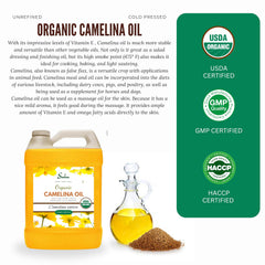 SULU ORGANICS huile cameline – soin de peau, hydratation et douceur.