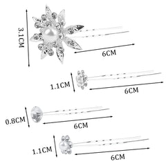 Barrette SUMAJU classique en perles, ajout élégant pour cérémonie et fête.