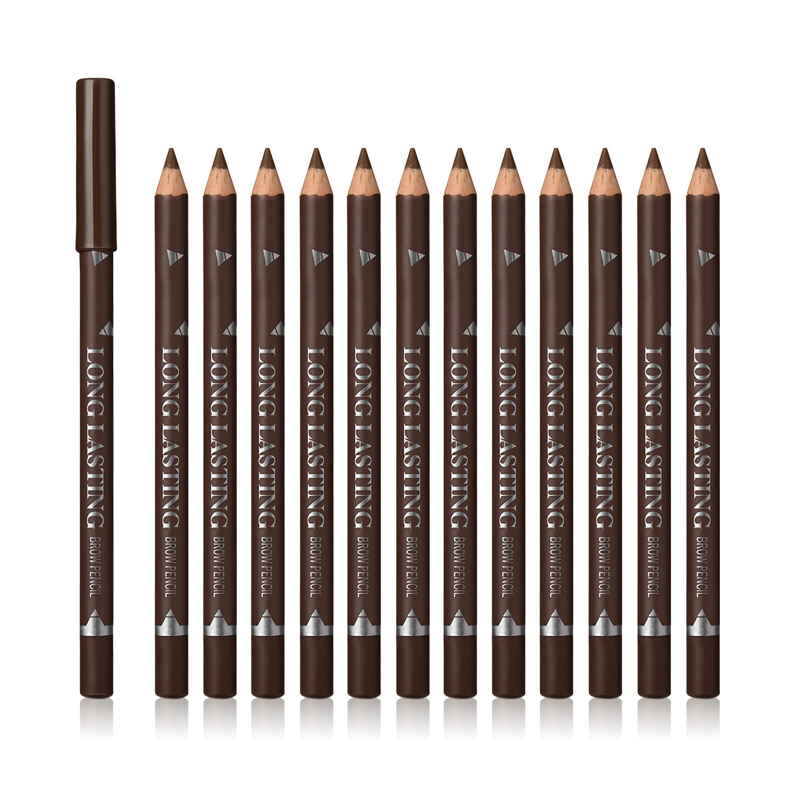 SUMEITANG ensemble 12 crayons sourcils, remplissage naturel des zones clairsemées.