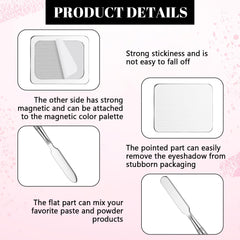 Sumind autocollants métal palette rectangle 17x14 mm – rangement précis et net