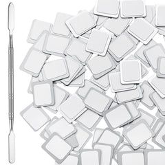Sumind autocollants métalliques pour palette yeux carrés – adhérence fiable pour dépottage précis