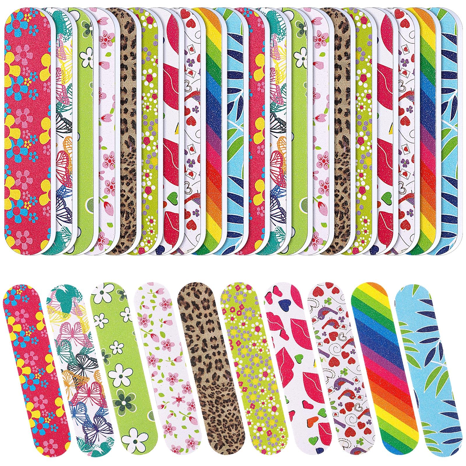 Sumind limes à ongles double-face, paquet 100, pratique pour le soin à domicile.