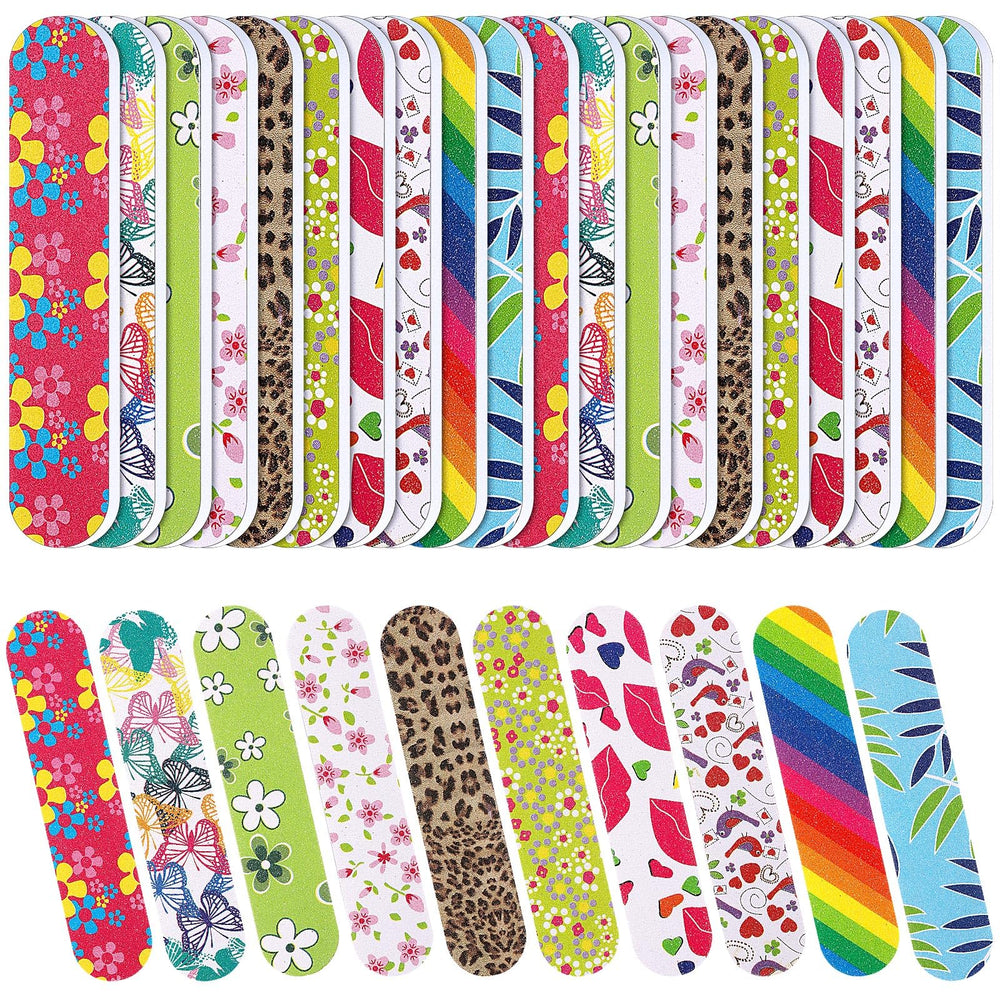Sumind limes à ongles double-face, paquet 100, pratique pour le soin à domicile.