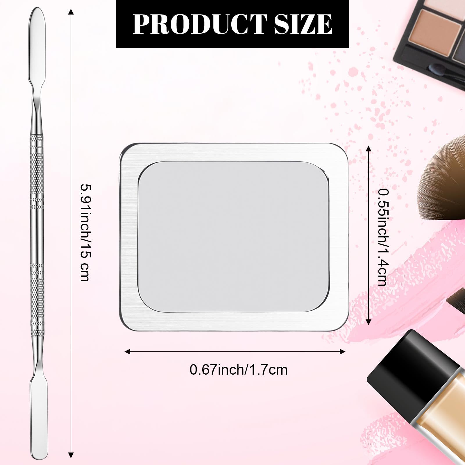 Sumind outil dépottage maquillage métal – outil pratique et durable