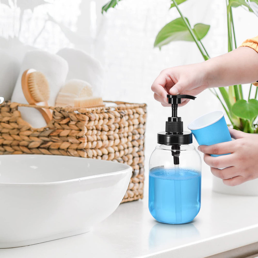 Bouteille rince-bouche 24 oz transparente Summark, grande capacité pratique.