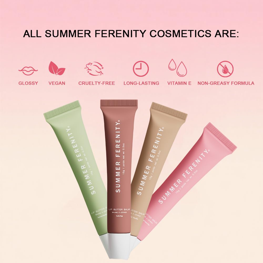 Lèvres brillantes avec subtile brillance Summer Ferenity teinte légère