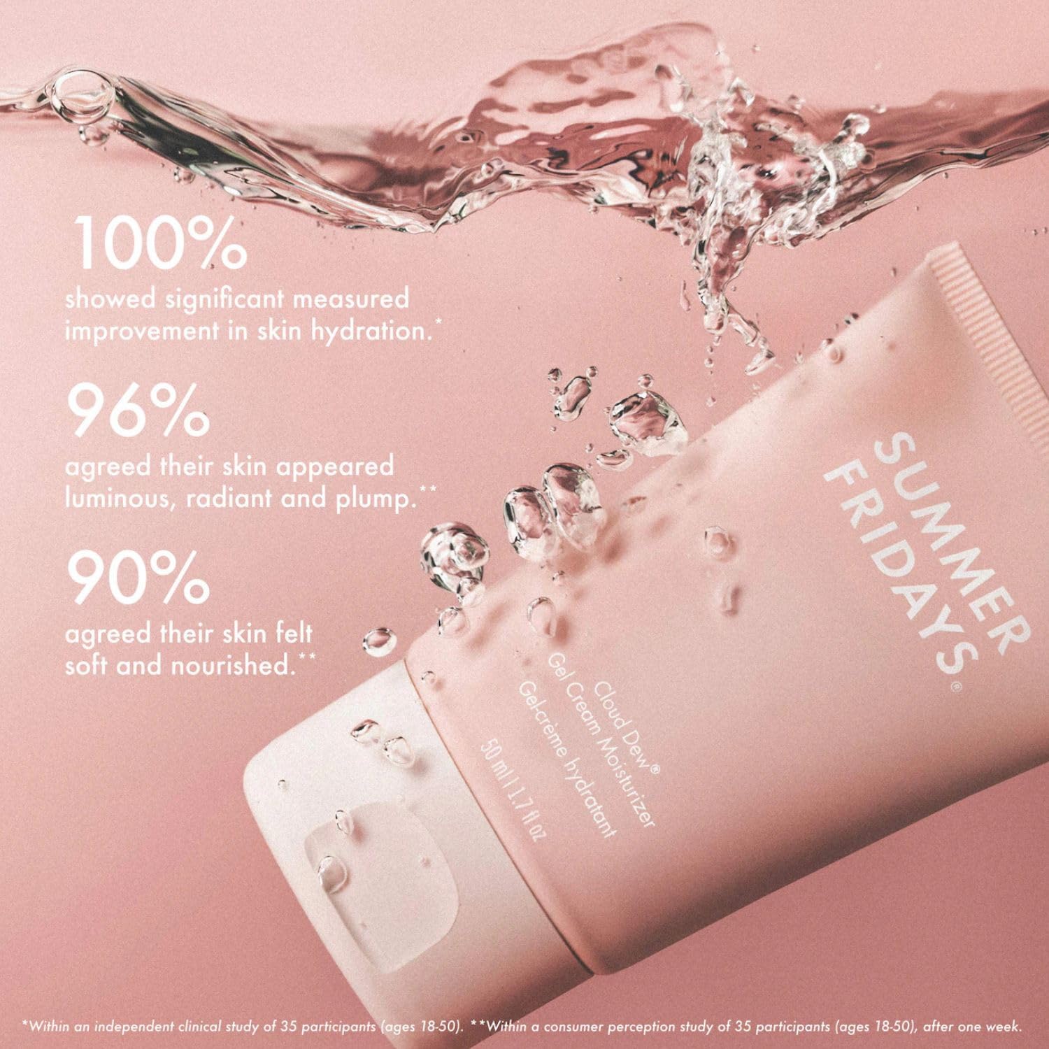 Summer Fridays Cloud Dew Gel Cream – barrière peau renforcée grâce à la glycérine