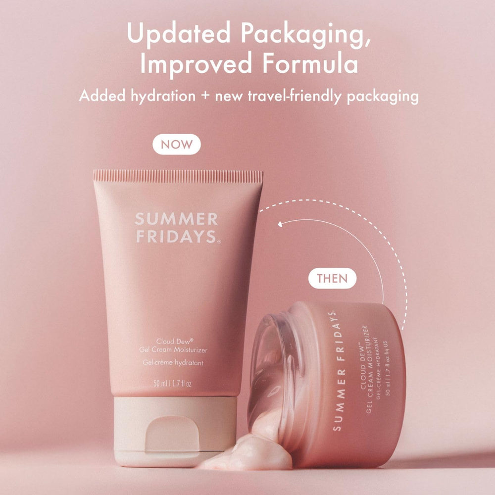 Summer Fridays Cloud Dew Gel Cream – texture gel frais sur peau propre