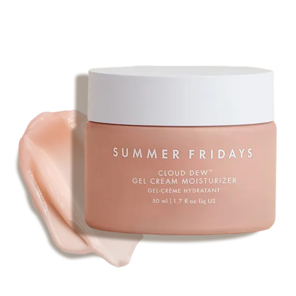 Cloud Dew Gel-Crème Summer Fridays — bouteille pompe, hydratation légère et fraîche.