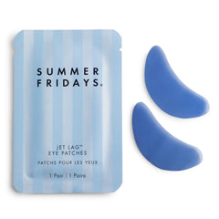 Patch hydrogel Summer Fridays Jet Lag pour hydrater et rafraîchir les yeux.