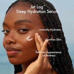 Ingrédients glycérine et squalane du Sérum Jet Lag pour hydratation durable.