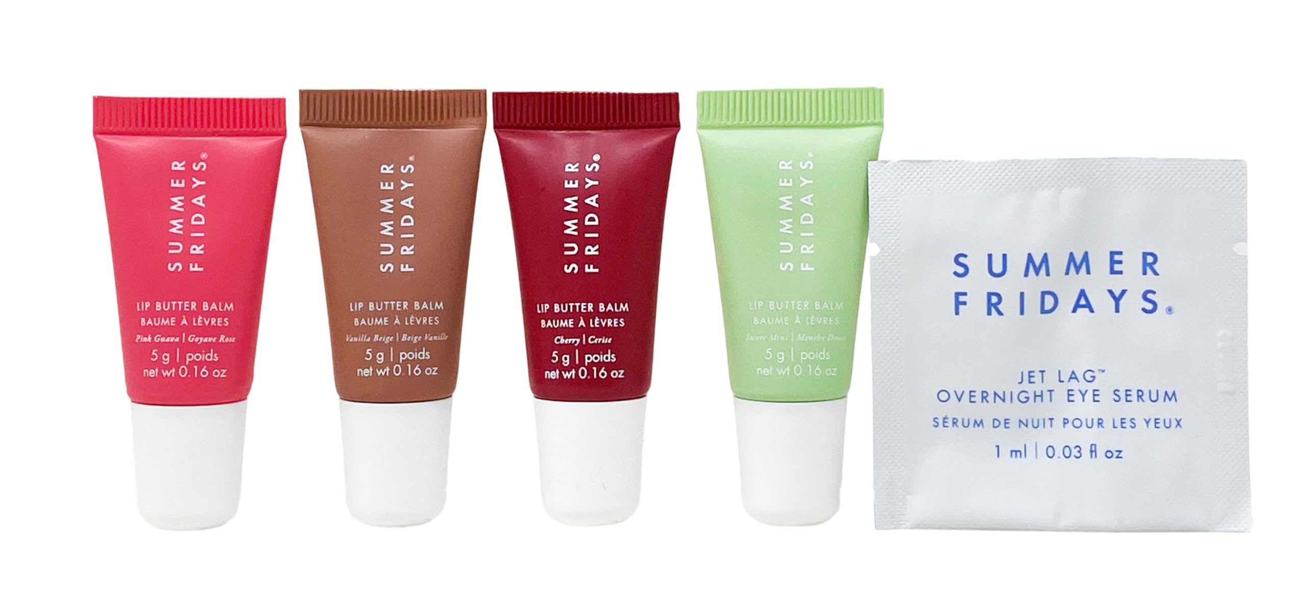 Summer Fridays Lip Butter Mini Vanille Beige – soin doux et parfum subtil.