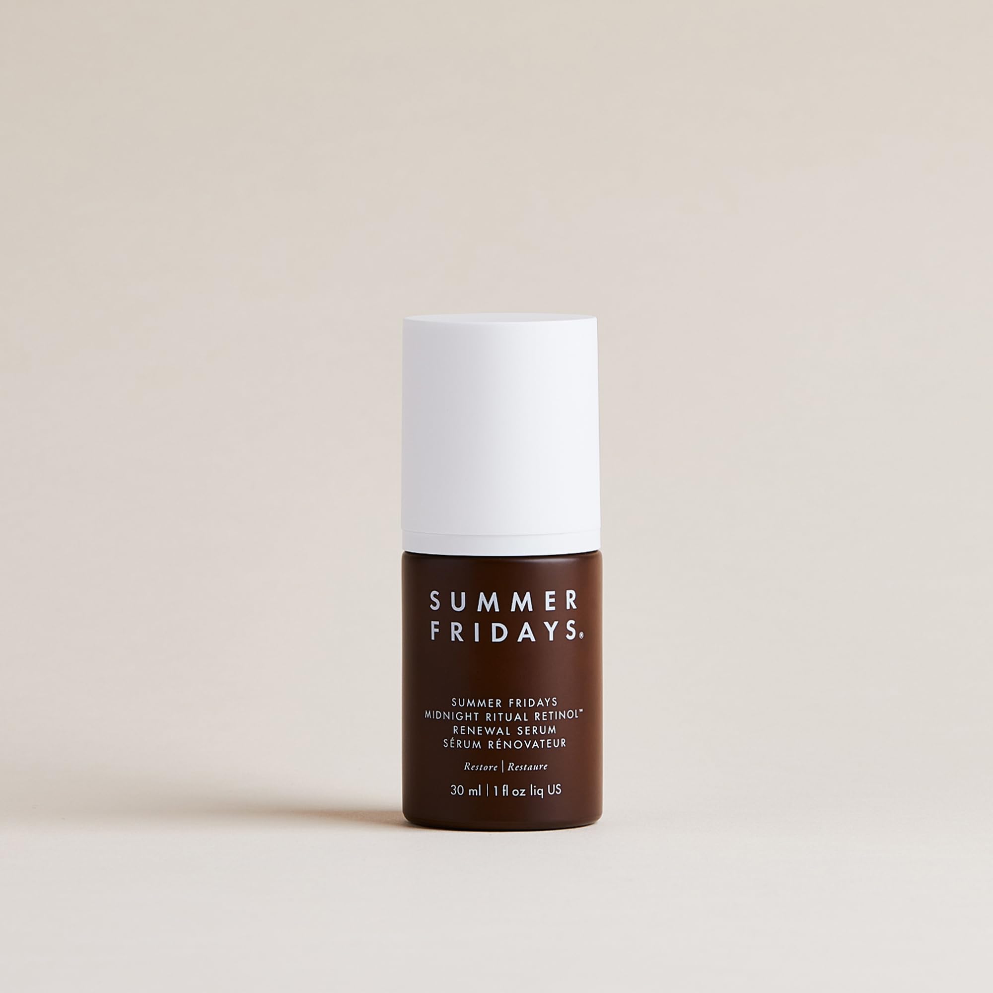 Sérum Summer Fridays Midnight Ritual, goutte-pompe pour application pratique.