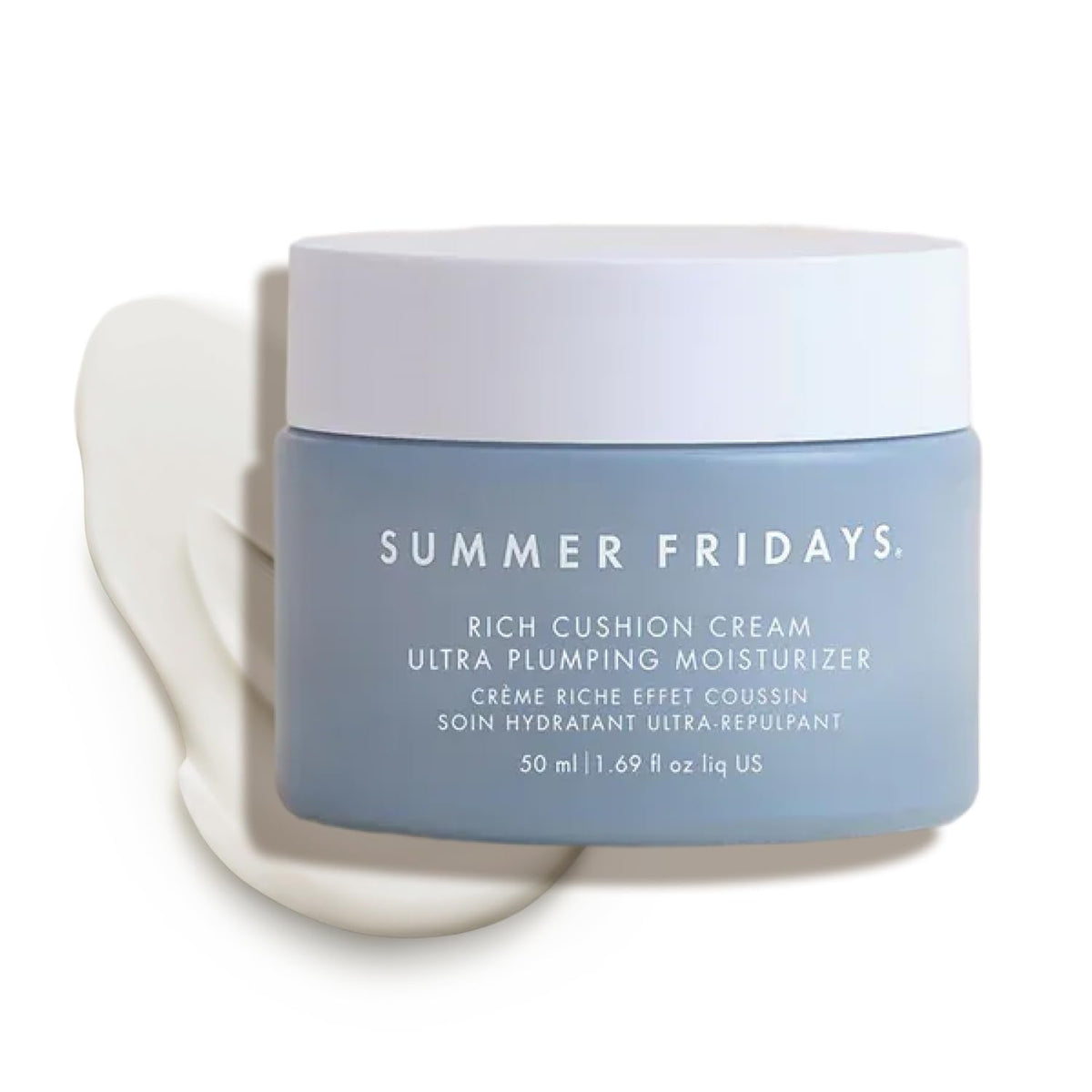 Summer Fridays Rich Cushion Face Cream – Bouteille prête à hydrater durablement la peau