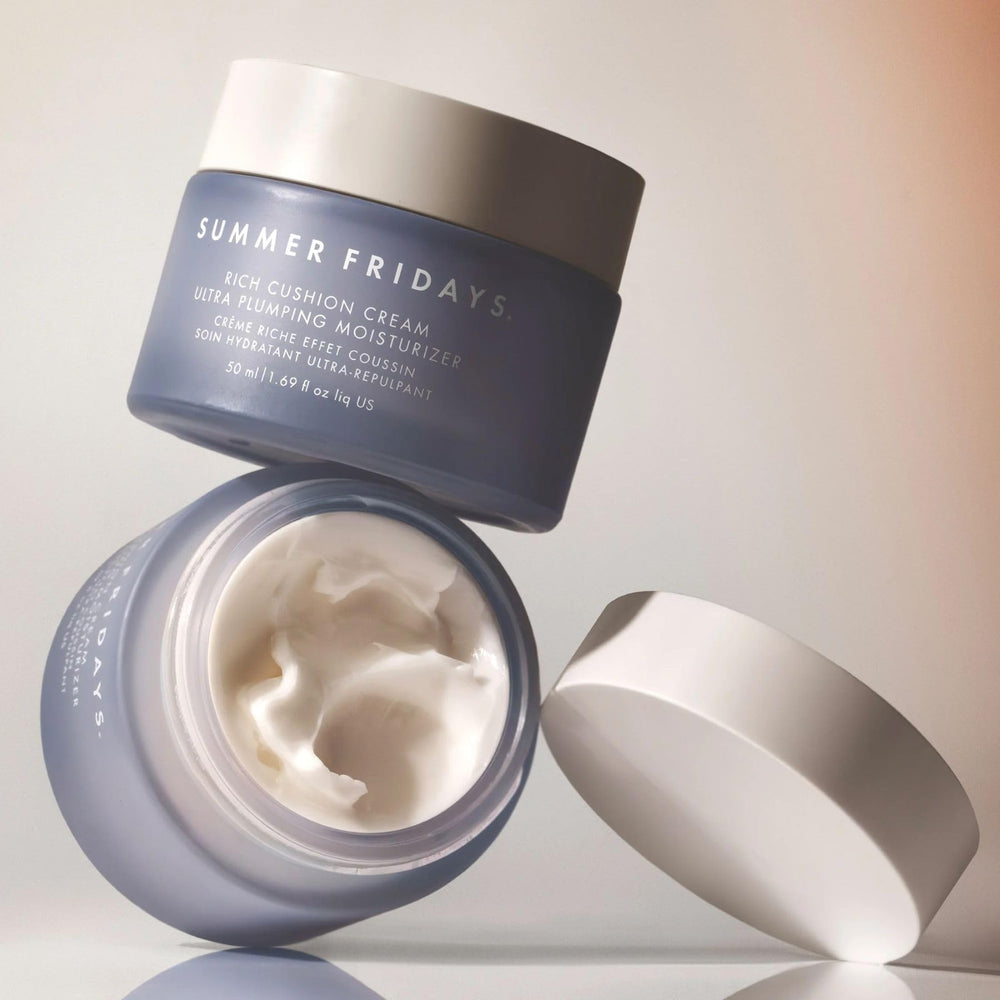 Summer Fridays Rich Cushion Face Cream – Soin quotidien après nettoyage pour peau radieuse