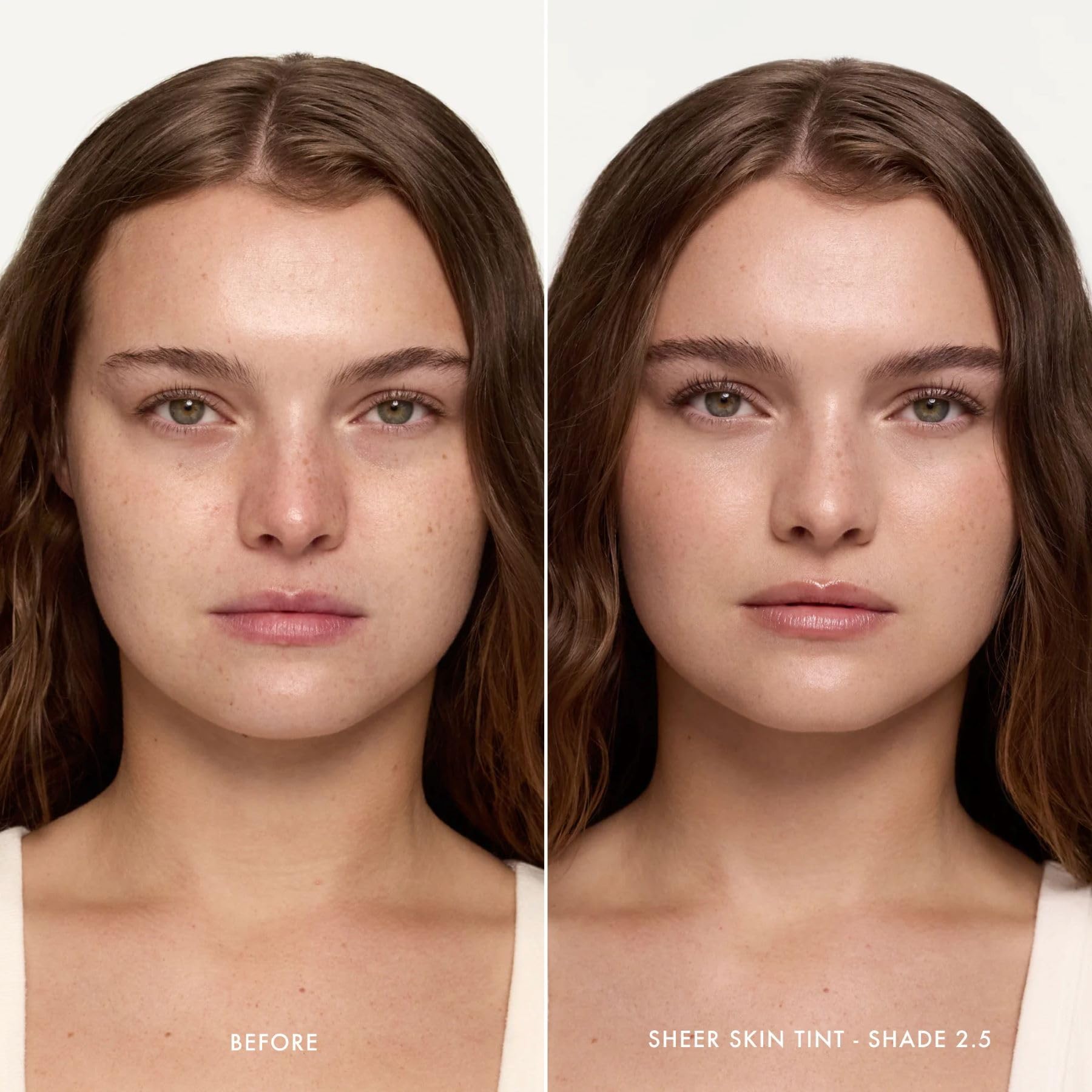 Summer Fridays Sheer Skin Tint, couverture légère, fini naturel et discret.