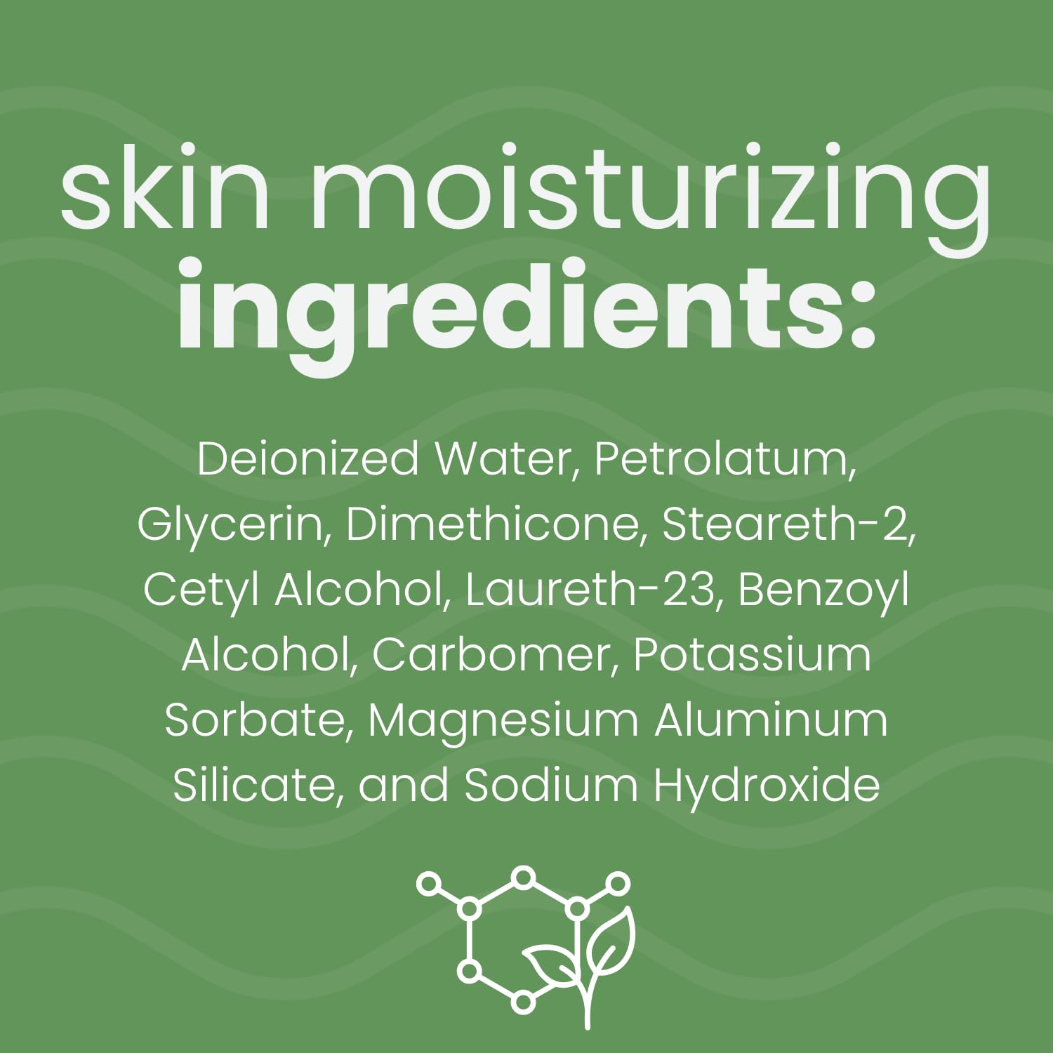 Application Moisture-All sur peau—hydratation douce et nourrissante.