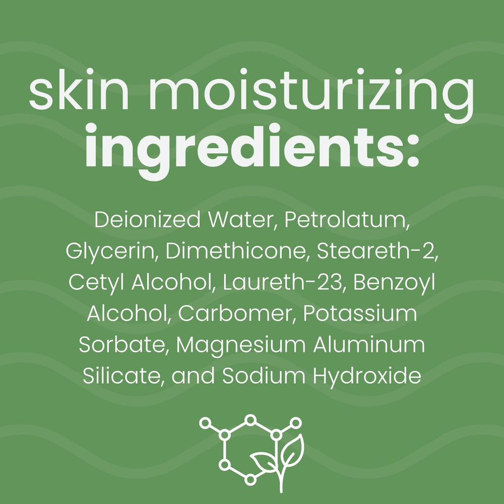 Application Moisture-All sur peau—hydratation douce et nourrissante.