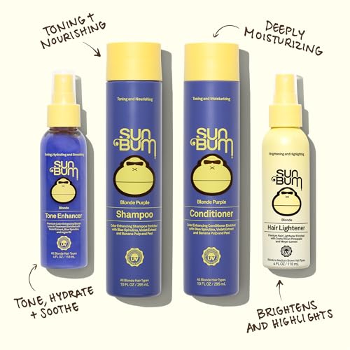 Sun Bum Blonde Purple – Protection UV intégrée pour prévenir la décoloration et l’oxydation.